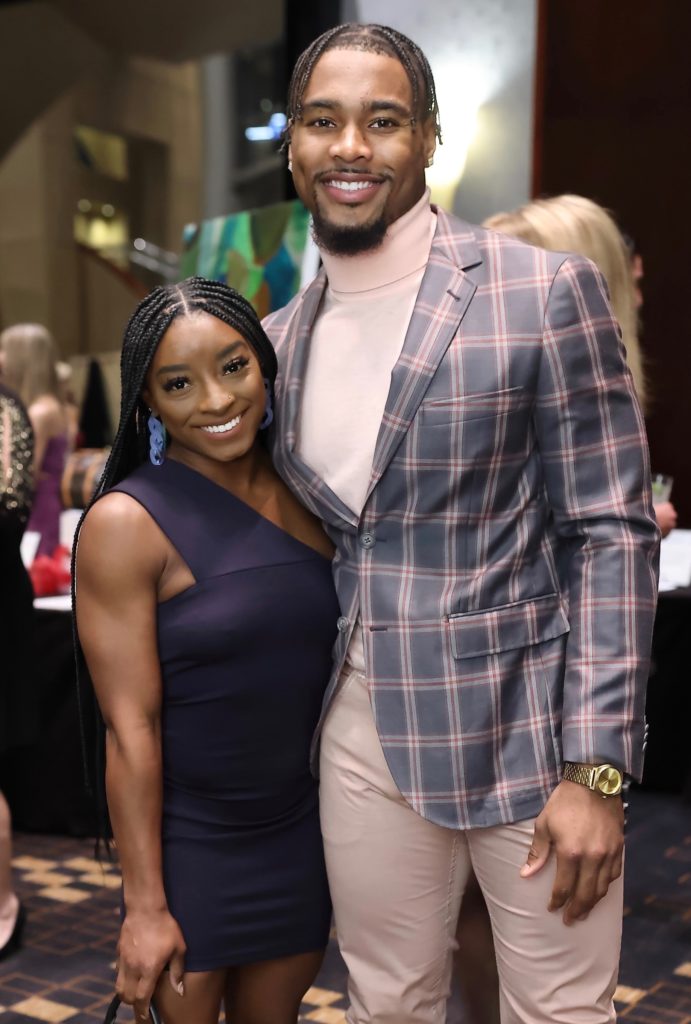 Simone Biles and her husband Jonathan Owens