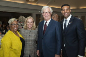 Sonny Jiles, Diana & Russel Hawkins, Council member Edward Pollard