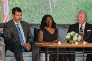 Surviving Family Members Paul Castro, Theresa Seck, Chuck Cook (Photo by CatchlightGroup.com)