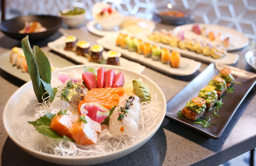 Sushi Rebel dish sampling (Photo by Photos John Kim)
