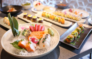 Sushi Rebel dish sampling (Photo by Photos John Kim)