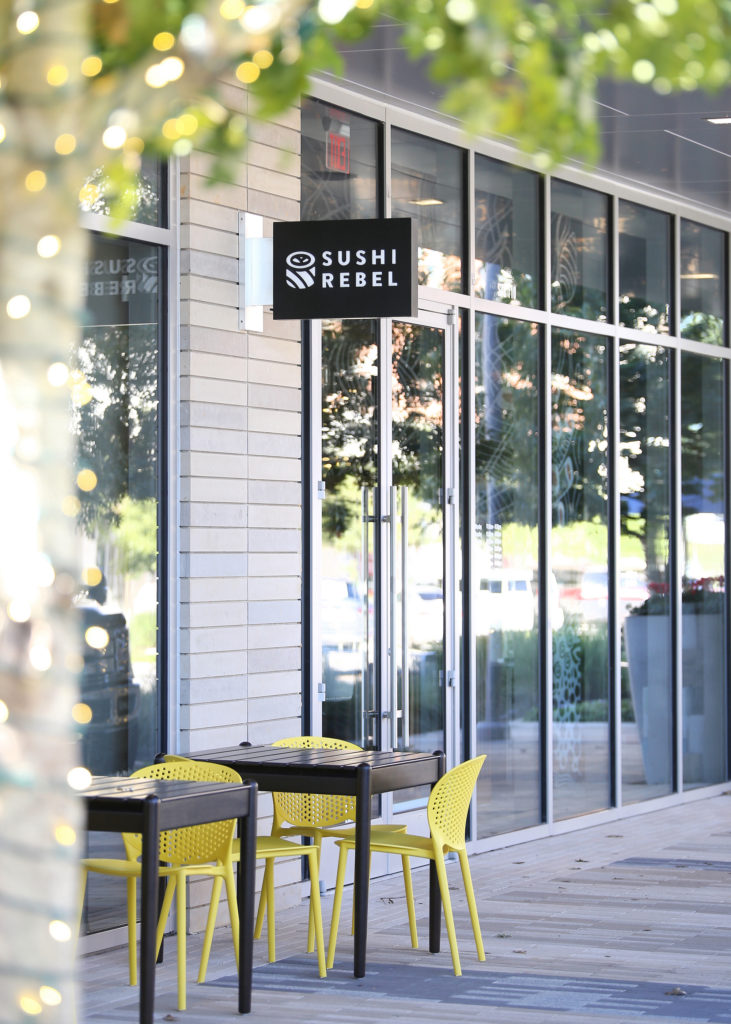 Sushi Rebel's new City Place locale is no tiny restaurant. (Photo by Photos John Kim)