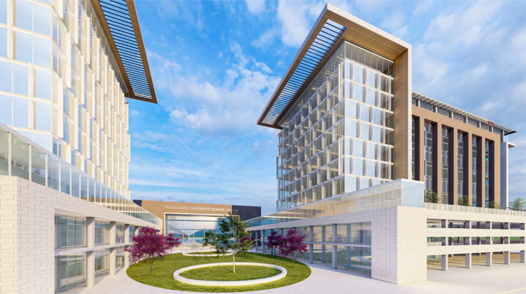 A&M's proposed downtown Fort Worth campus rendering.