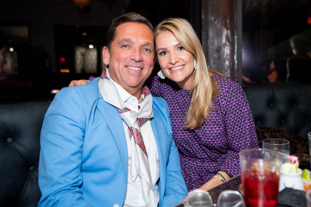 Tony Buzbee & Frances Moody Buzbee at the VIP opening party for Trattoria Sofia in The Heights (Photo by Michelle Watson (CatchlightGroup.com))