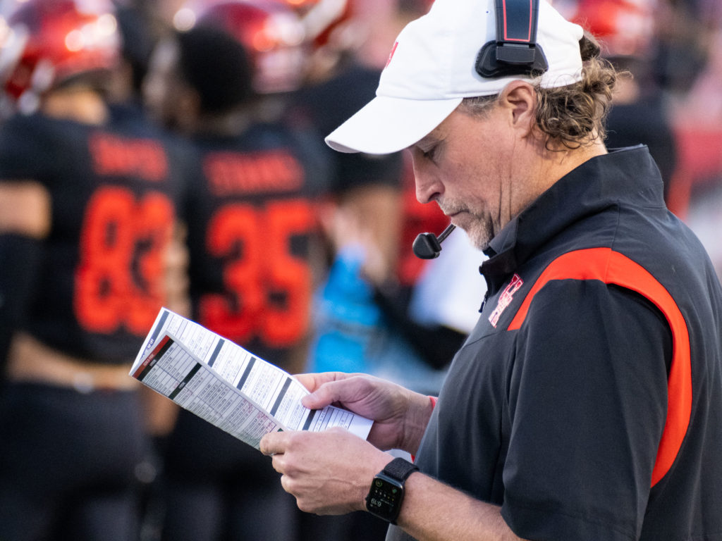 UH coach Dana Holgorsen has always been an inventive play caller. (Photo by F. Carter Smith)