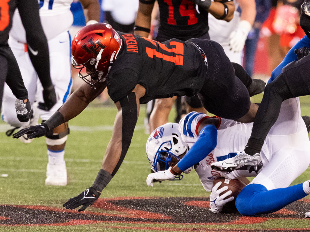 Ke'Andre Street brings some fire to UH. (Photo by F. Carter Smith)