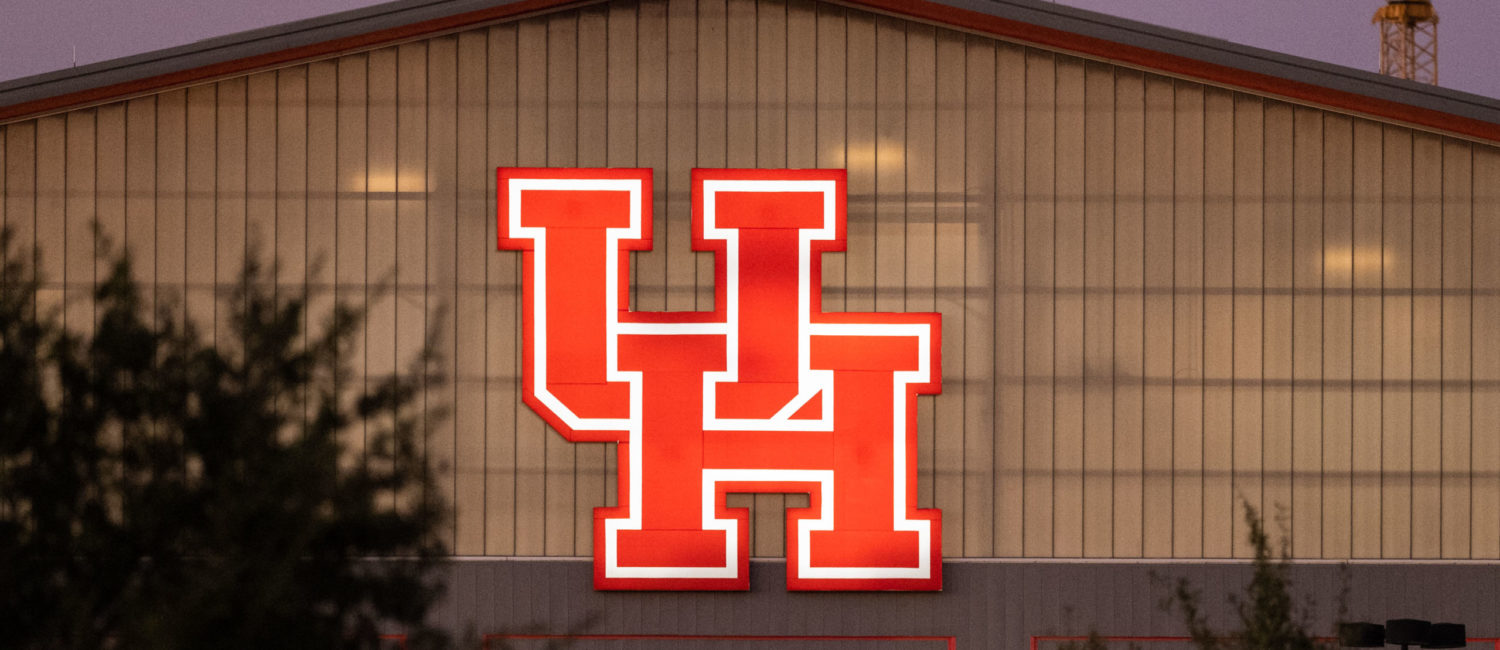 UH football building The University of Houston Cougars met Southern Methodist Univesity, Saturday October 30, 2021 at TDECU Stadium