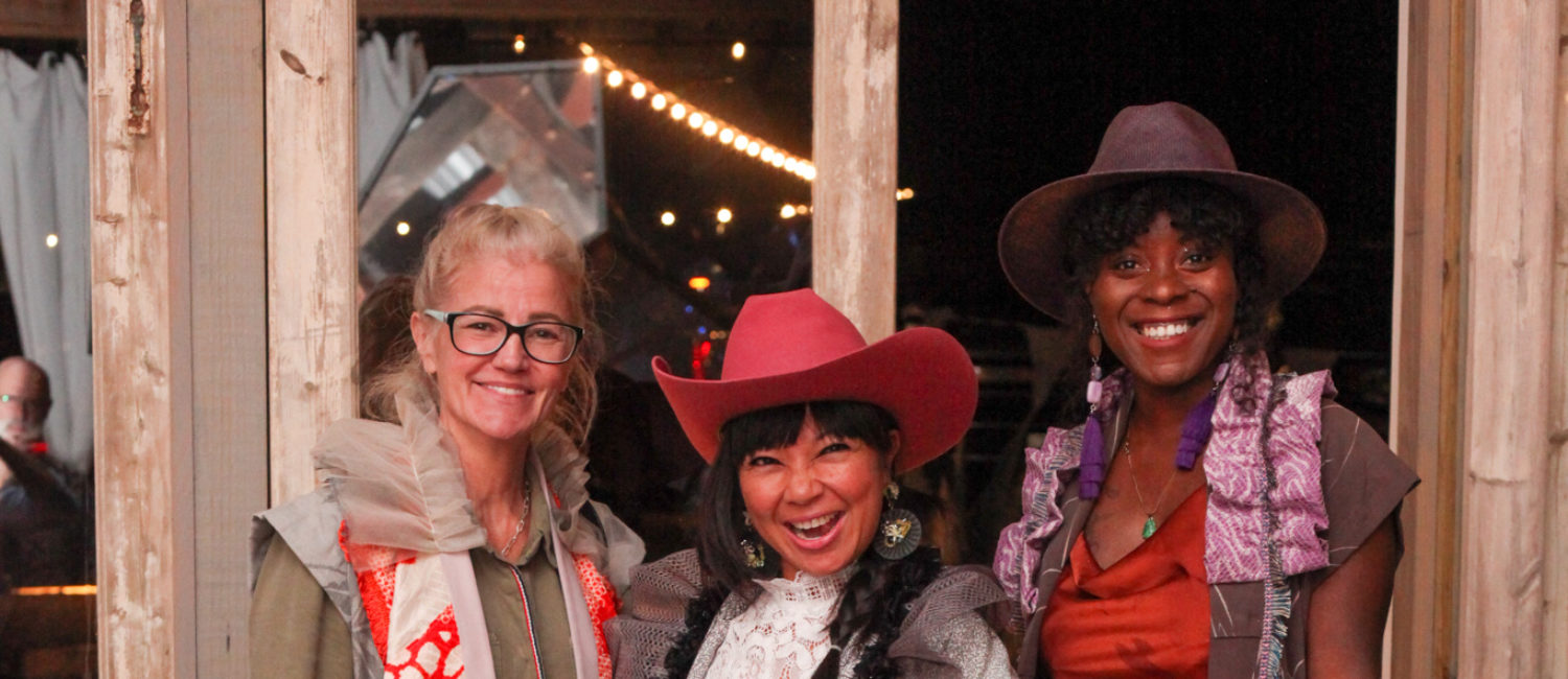 Color of the Year Veronica Olofsson, Tina Zulu, Chelsea Williams (Photo by Chris Pierre Bachman)
