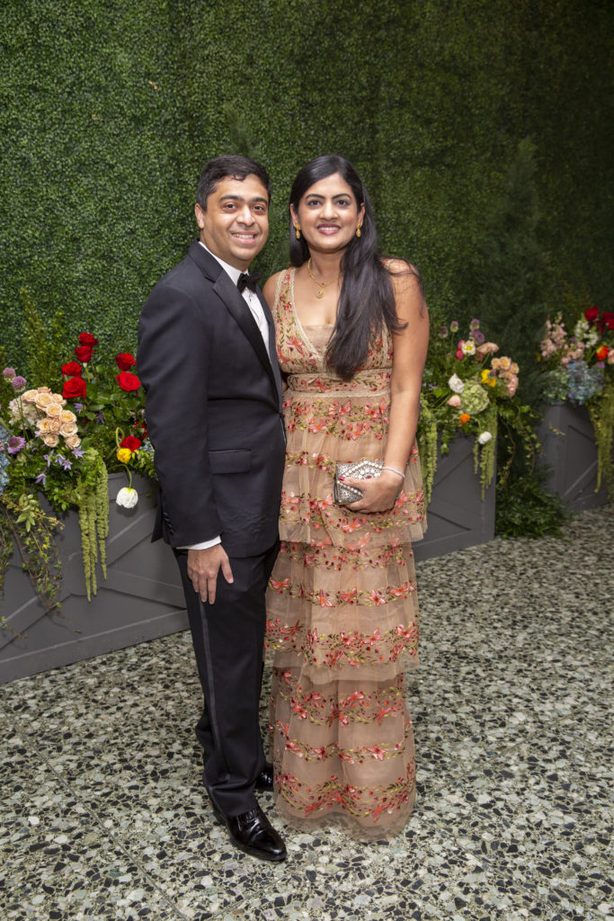 Drs. Vivek & Ishwaria Subbiah at the Museum of Fine Arts, Houston Grand Gala Ball (Photo by Jenny Antill)