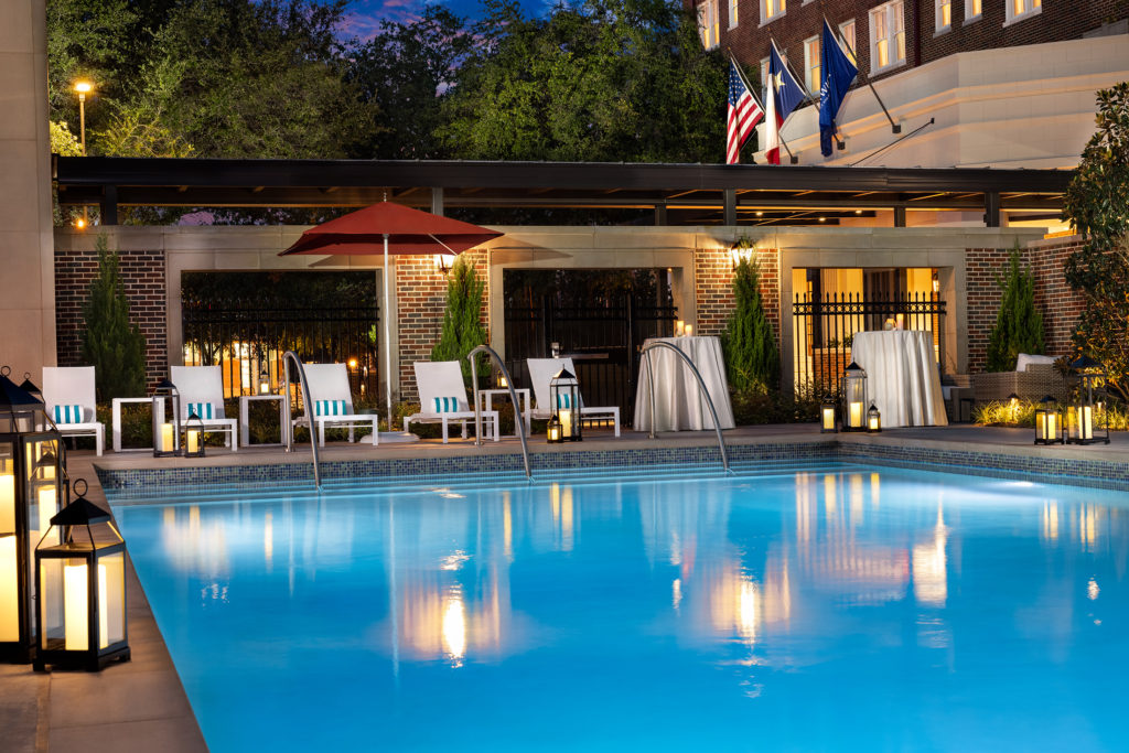 Also new to the Warwick Melrose, an outdoor pool is available to hotel guests only.