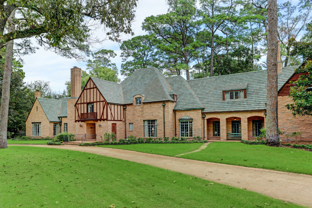 The home at 3781 Willowick in River Oaks was the most expensive home sale in Houston in July. (Photo by TK Images)