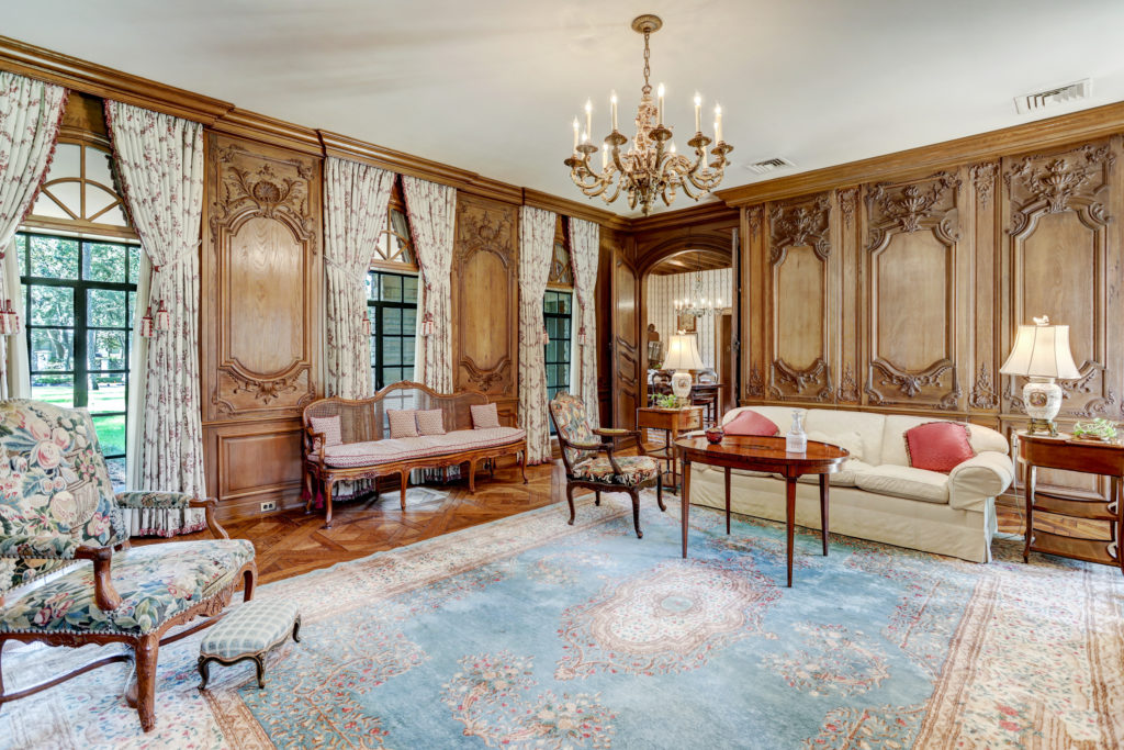 One of several living areas in the home at 3781 Willowick. (Photo by TK Images)