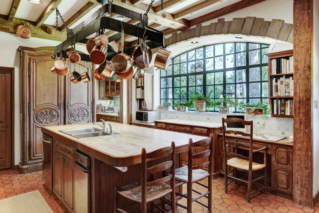 The country kitchen at 3781 Willowick is all charm.  (Photo by TK Images)