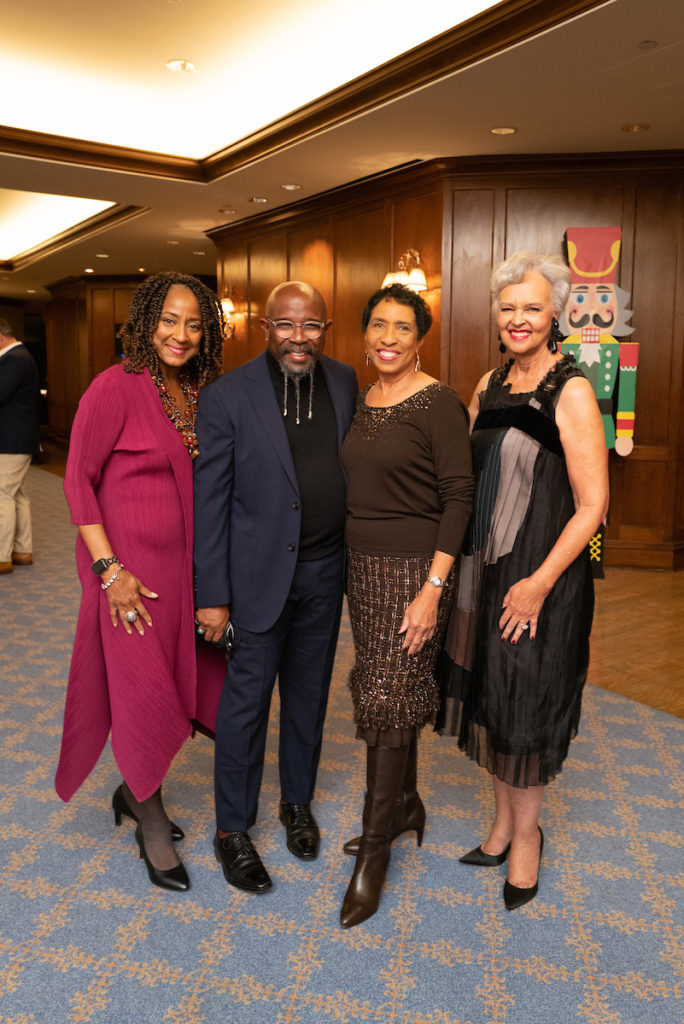 Honorees the Reverends Juanita & Rudy Rasmus, Sharon Michael Owens, Gayla Gardener at the Houston Social Book Houston Treasures evening held at The Houstonian (Photo by Daniel Ortiz)