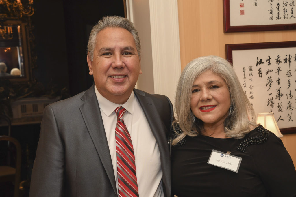Sergio & Maria Lira at the Mayor's Hispanic Advisory Board annual holiday reception. (Photo by Vicky Pink)