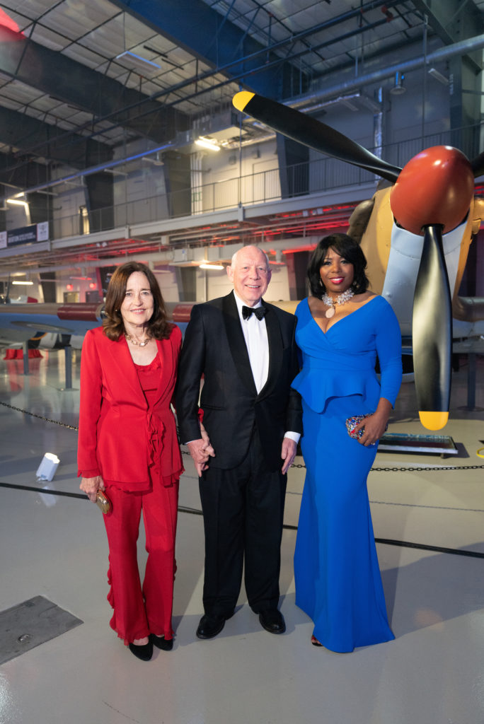 Andrea & Bill White, Argentina James at the Lone Star Flight Museum Gala honoring Oscar Wyatt. (Photo by Daniel Ortiz)