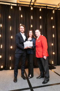 29-Lukas Forsythe, Social Book Salute Recipient Sylvia Forsythe and Scott Evans (Photo by Daniel Ortiz)