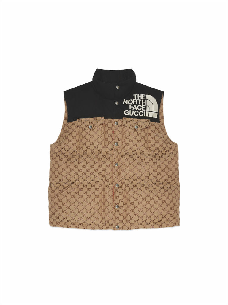 The North Face x Gucci padded vest, $2,200 (courtesy) (Photo by Jalan and Jibril Durimel)
