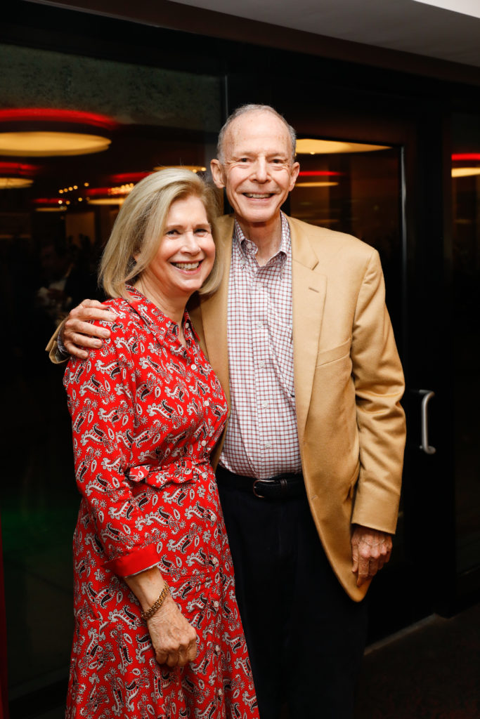 Eloise and Stephen Brice at the Alley Theatre 'Deck the Trees' evening (Photo by Priscilla Dickson)