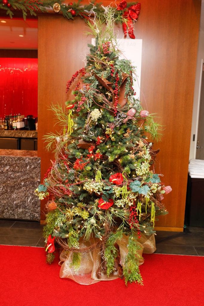 'The Ranch' tree by Village Greenery at the Alley Theatre's 'Deck the Trees' annual fundraiser (Photo by Priscilla Dickson)