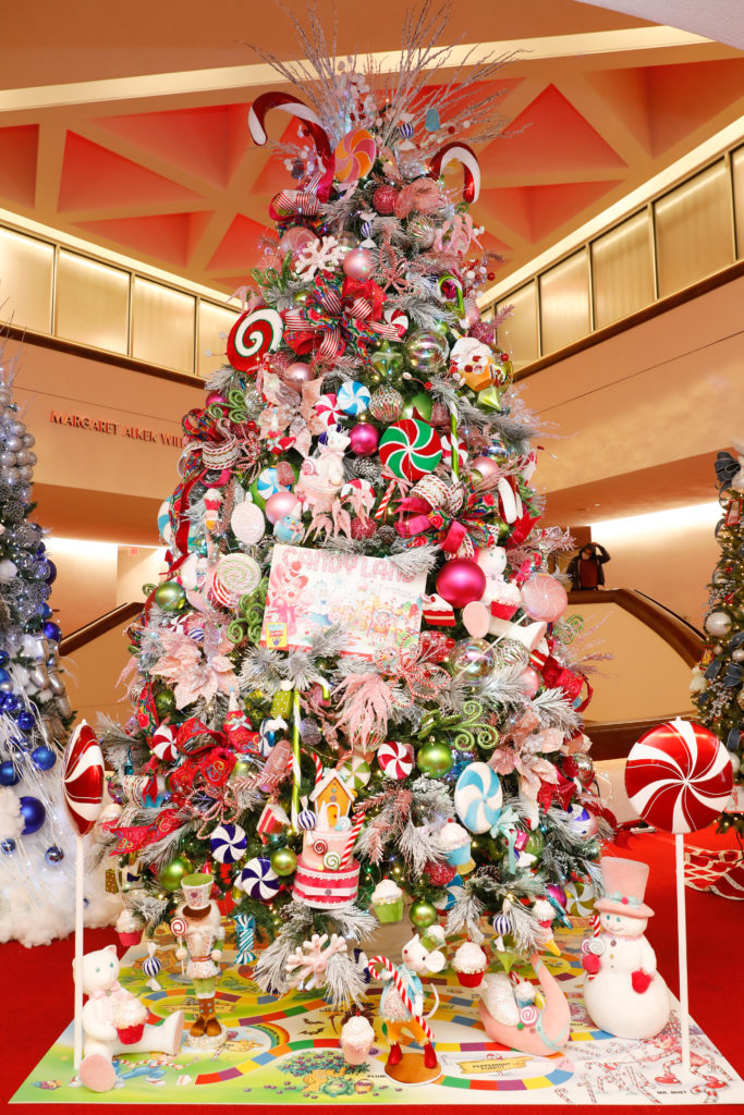 'Candy Land' Tree by Sherry Boudreaux of Simply Sherry at the Alley Theatre 'Deck the Trees' fundraiser (Photo by Priscilla Dickson)