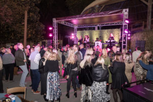 Attendees dance to live music (Photo by Thomas Garza Photography)