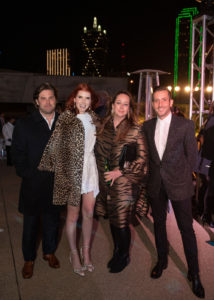 Baxter Box, Amber Venz Box, Cathleen Crews, Oliver Davey (Photo by Tamytha Cameron)