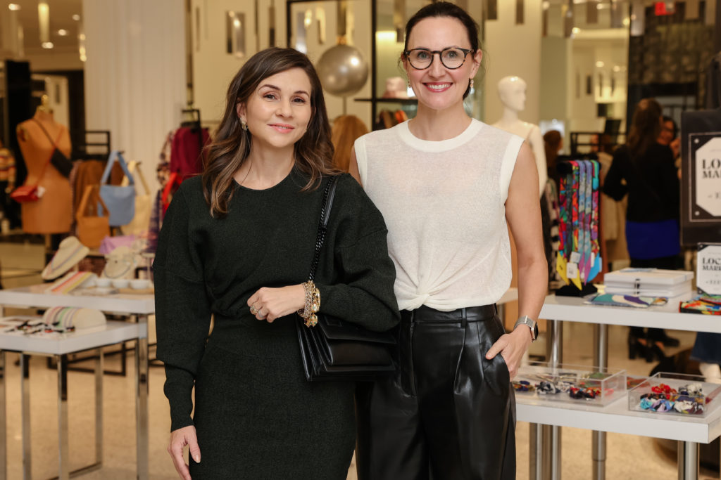 CAMH Trustee Lori Christ Speier, Kate Stukenberg at the Contemporary Arts Museum Houston's Another Great Night preview.