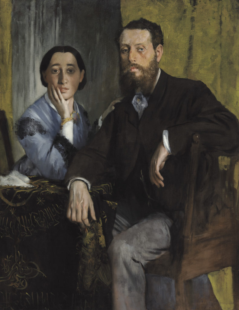 Edgar Degas, Edmondo and Therese Morbilli (about 1865), oil on canvas, Museum of Fine Arts, Boston, gift of Robert Treat Paine 2nd. © Museum of Fine Arts, Boston/All Rights Reserved.