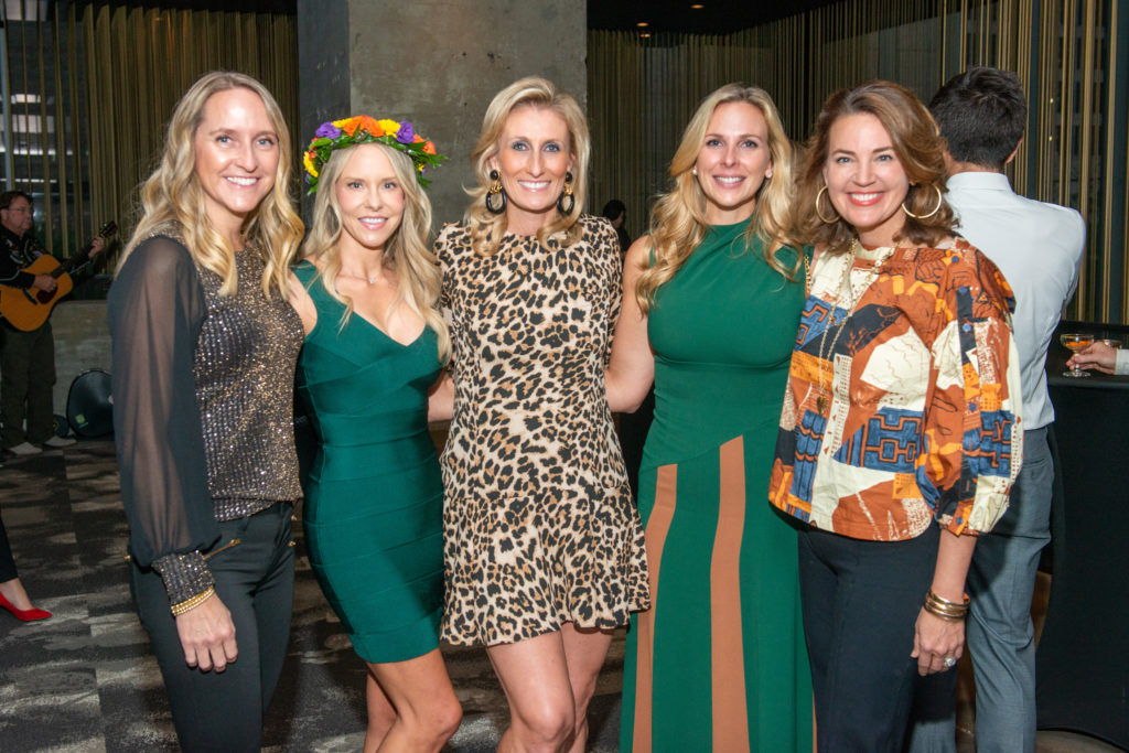 Erin Brenner, Morgan Brown, Sally Varner, Ashlee Rubbo, Jill Oliver at the Urban Harvest Sunday Supper (Photo by Jacob Power)