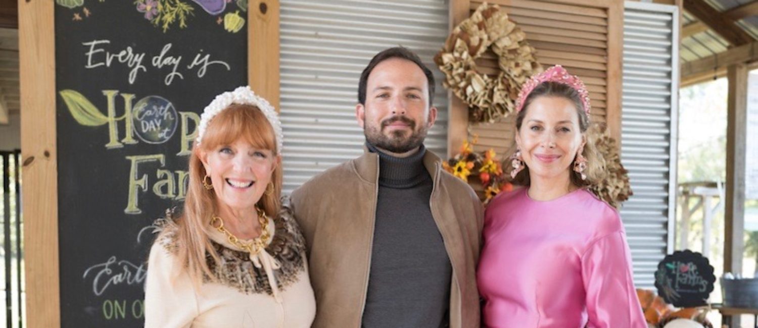Gracie Cavnar, Chris Hendel, Lele Sadoughi at the Recipe for Success Foundation Fashion in the Fields luncheon. (Photo by Daniel Ortiz)