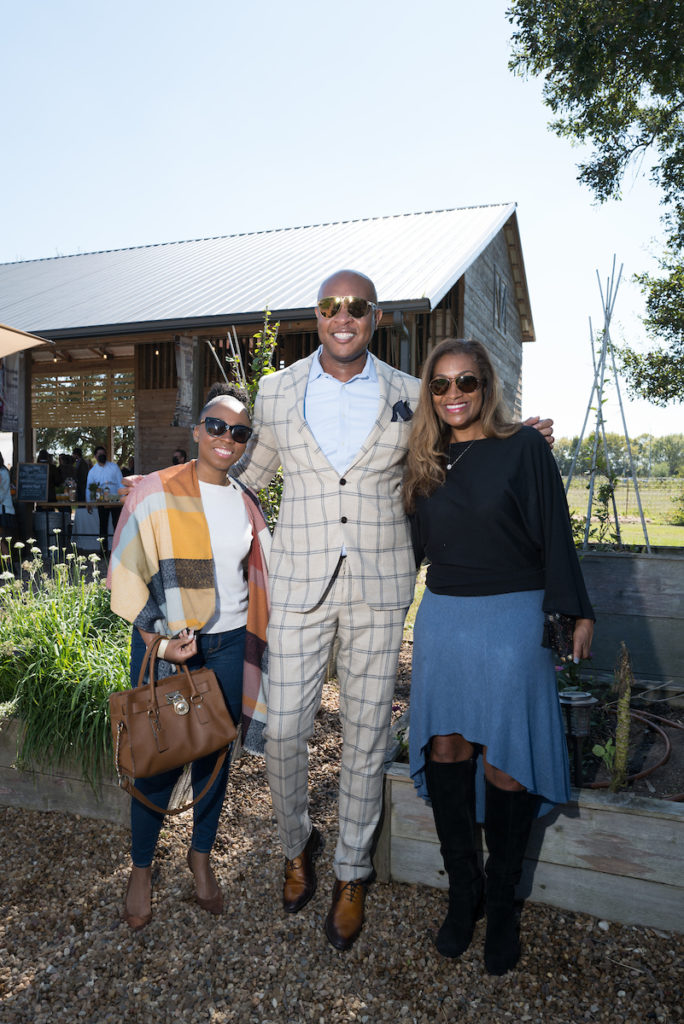 Shari Williams, Travis Torrence, City Council member Letitia Plummer (Photo by Daniel Ortiz)