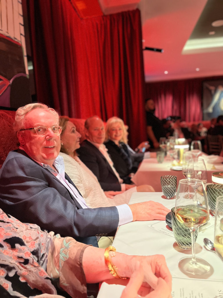 Texas Children's Hospital board chair Mike Linn at the pop-up dinner club at Tilman Fertitta's Post Oak Hotel. (Photo by Shelby Hodge)