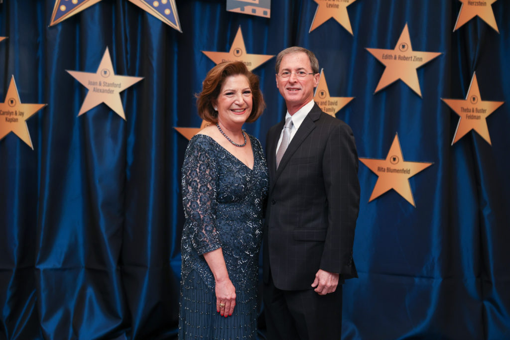Jewish Family Service of Houston CEO Linda Burger & husband Andy Burger at the JFS annual celebration (Photo by Johnny Than)