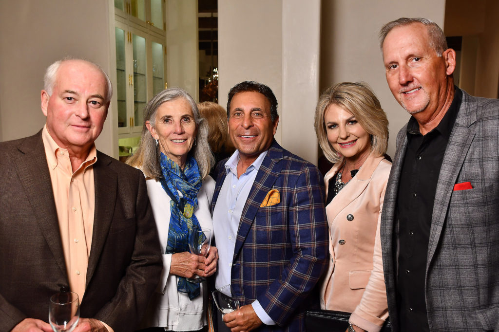 John & Michelle Sorrentino, Johnny Carrabba, Sandy & Bill Bryan at the Nourish cookbook launch party. (Photo by Dave Rossman)