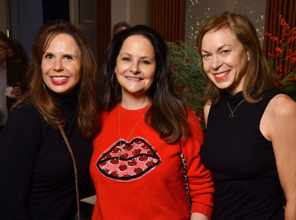 Julie Abadie, Susan Sanders, Lisa Mount at the Nourish cookbook launch party  (Photo by Dave Rossman)