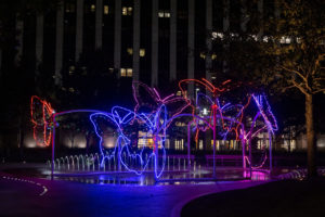 Lights – Butterflies at Civic Garden. Photo by Thomas Garza Photography.