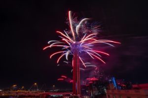 Lights – Reunion Tower on NYE.