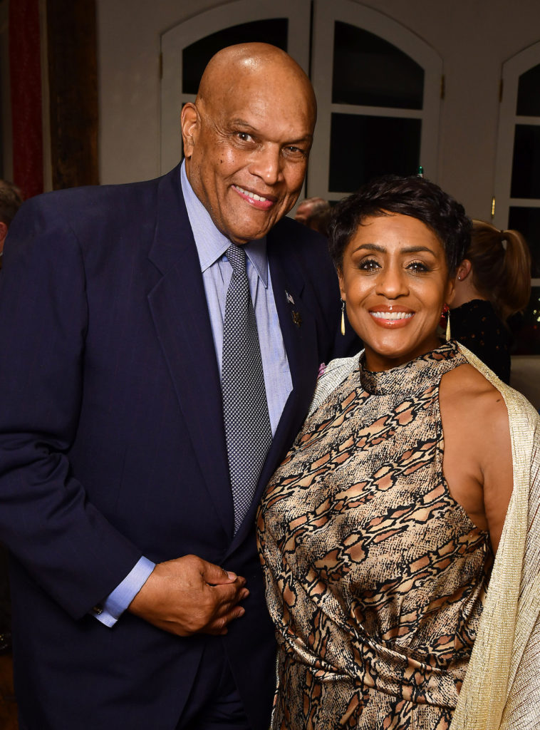 Lou Gregory and Linda Lorelle at the Nourish cookbook launch party Tuesday  Dec. 07,2021. (Photo by Dave Rossman)