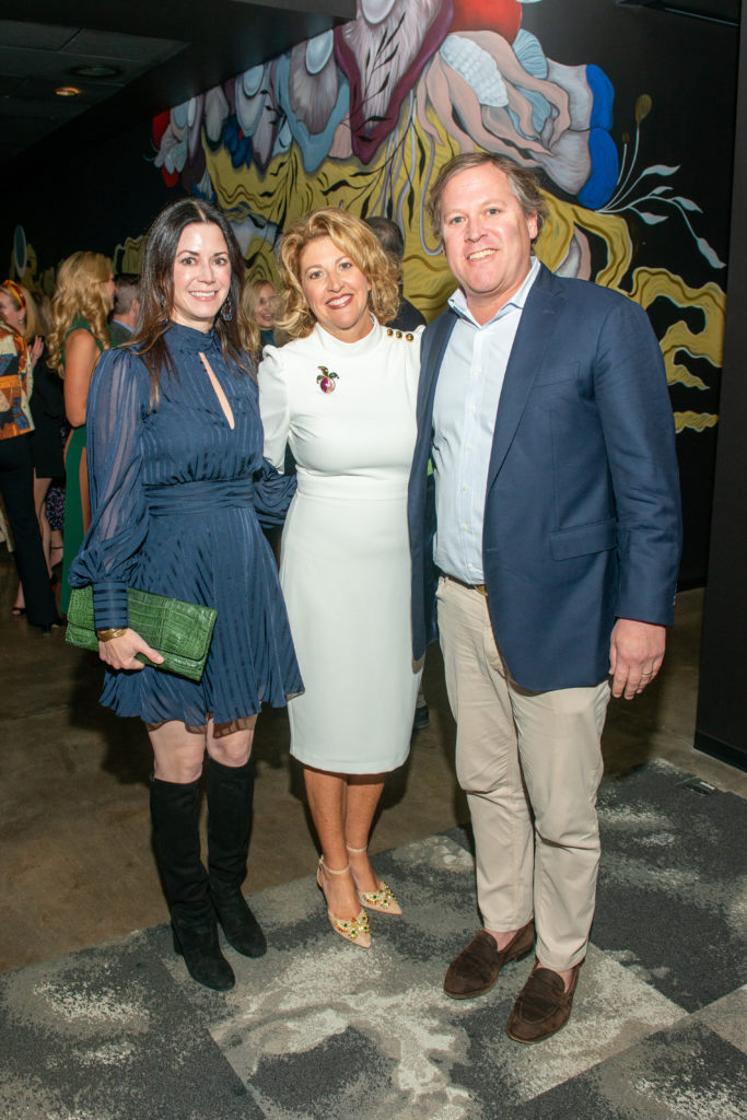 Marguerite Johnson, Janna Roberson and Chris Johnson at Urban Harvest Sunday Supper (Photo by Jacob Power)