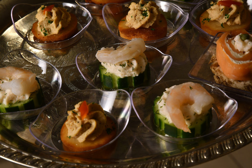 Bites at the Morning Star River Oaks event Thursday  Dec. 09,2021. (Photo by Dave Rossman)