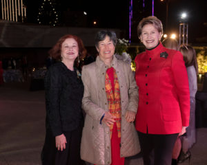 Paula Crevoshay, Lyda Hill and Barbara Barrett (Photo by Tamytha Cameron)
