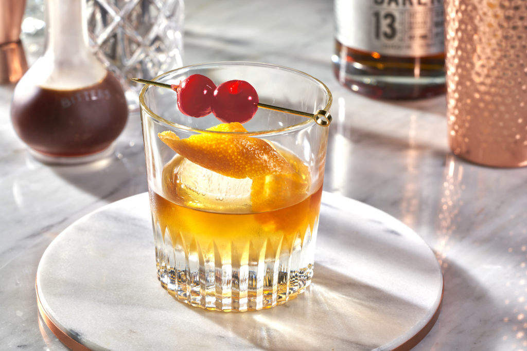 Toussaint Brasserie will serve cocktails like the Pioneer Plaza Old Fashion. (Photo by Kevin Marple)