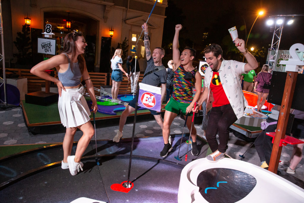 Pixar Putt made its US debut in New York where it entertained golfers of all ages and skills for four successful months.