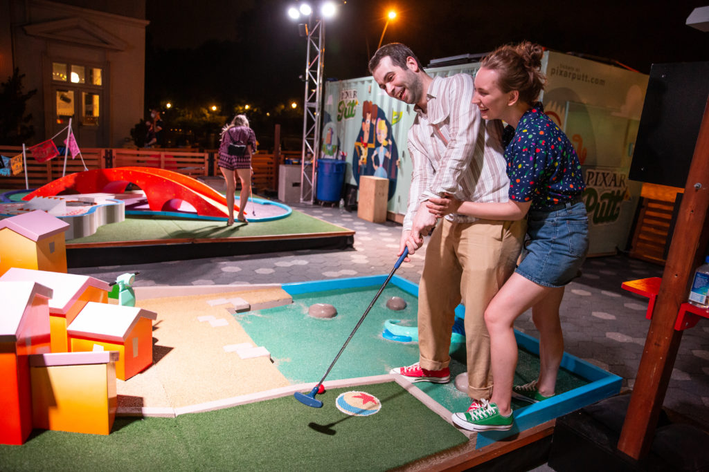 Pixar Putt made its US debut in New York where it entertained golfers of all ages and skills for four successful months.