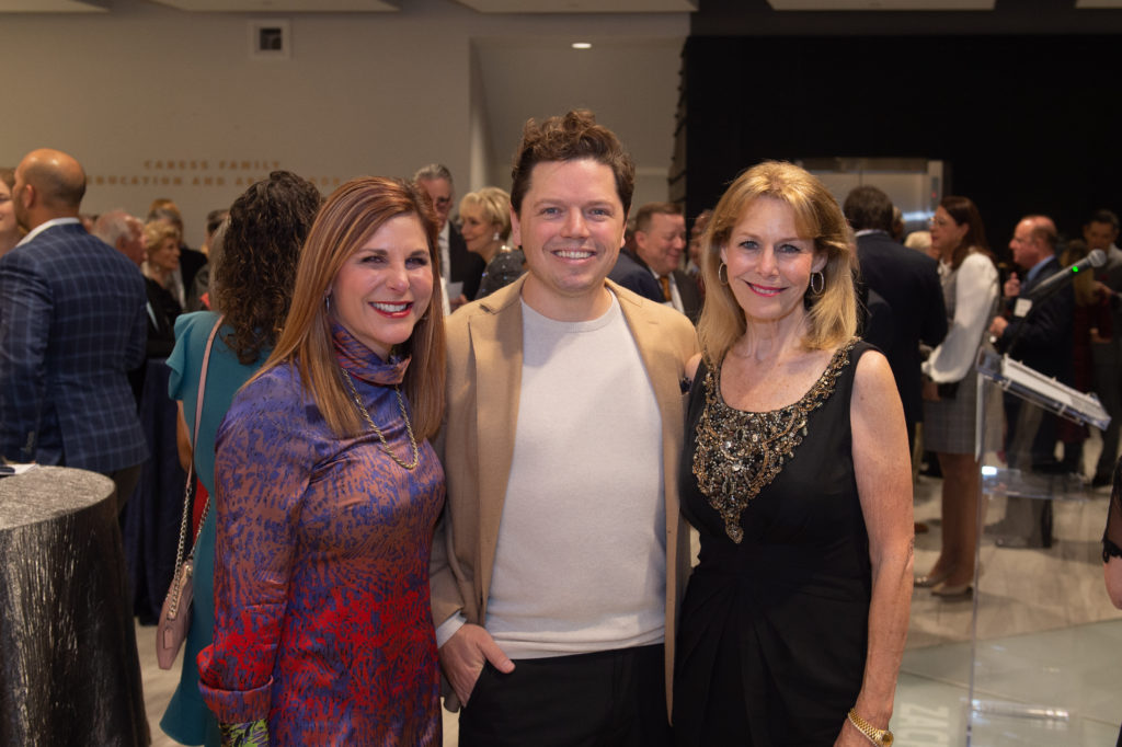 Cynthia Wolff, David Peck, Cheryl Byington at the Holocaust Museum Houston Spotlight on Courage Soirée (Photo by Wilson Parish)