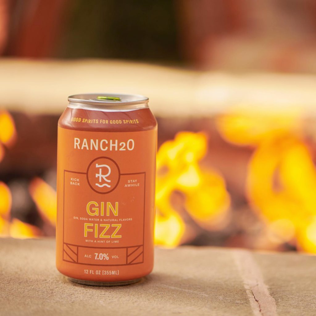 RancH20 thinks it's perfect weather to enjoy a Gin Fizz by the fire.
