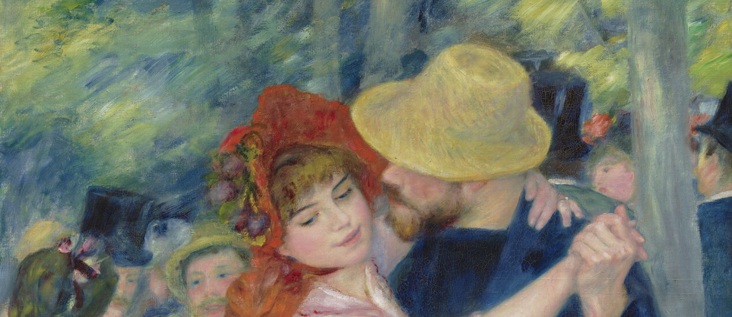 impressionists Renoir, Dance at Bougival, 1883