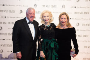 Rich Kinder; Lynn Wyatt; Nancy Kinder; Photo by Wilson Parish