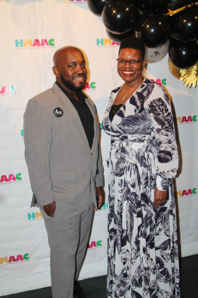 Shawn & Denesia Artis at the Houston Museum of African American Culture Champagne & Ribs party (Photo by Patryce Coleman)